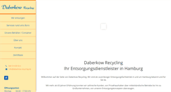 Desktop Screenshot of daberkow-recycling.de
