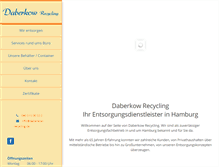 Tablet Screenshot of daberkow-recycling.de